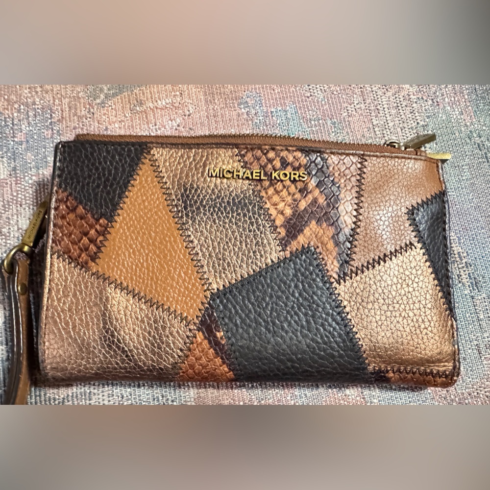 Michael Kors Tri-Color Patchwork Wallet